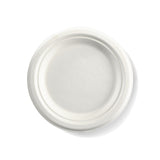 18cm / 7" round bagasse disposable plates