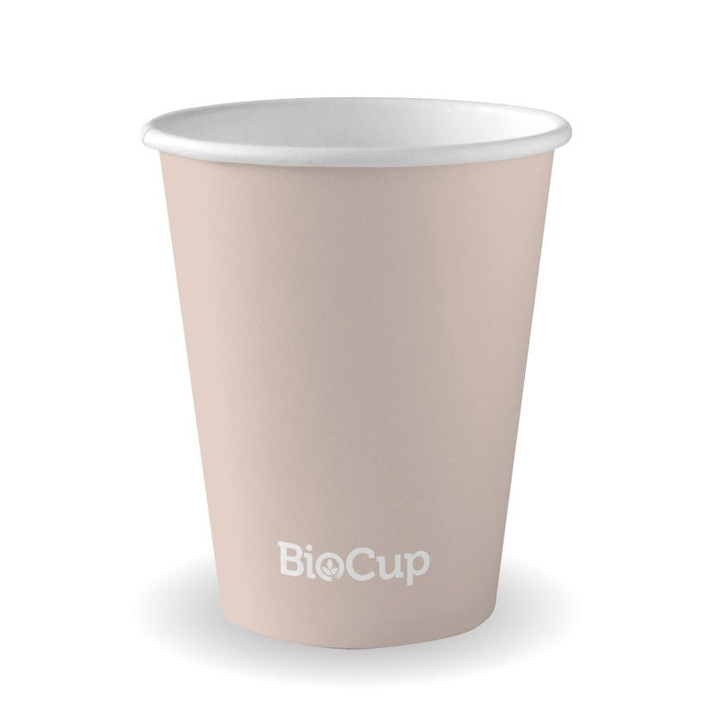 8oz aqueous single wall coffee cup