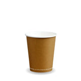 8oz kraft single wall coffee cups