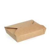 700ml kraft #2b hot food takeaway boxes