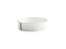 White Vegware 26oz PLA-lined paper food bowl