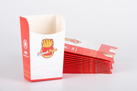 Chip Boxes 135mm x 77mm x 42mm - Branded Bites