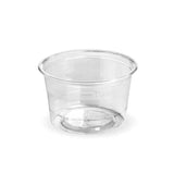 140ml clear compostable pla disposable sauce pots