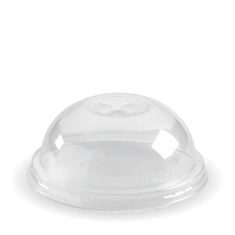 clear PLA dome lids to fit 300-700ml cold cups x slot