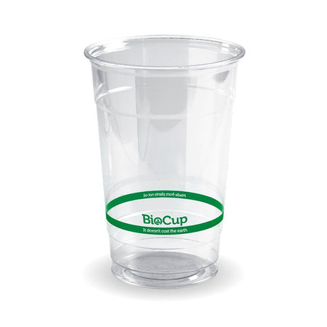 600ml clear pla cold disposable takeaout cups