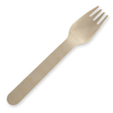 wooden disposable forks 16cm