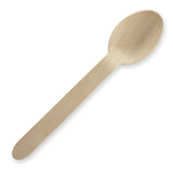 wooden disposable spoon 16cm