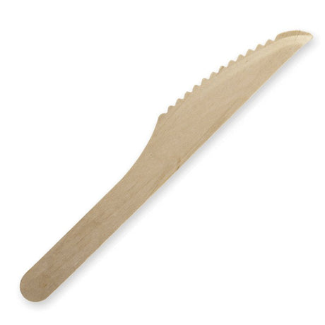 wooden disposable knife 16cm