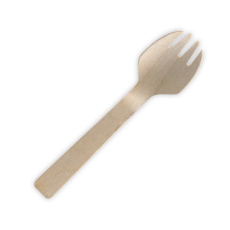 wooden disposable spork 10.5m