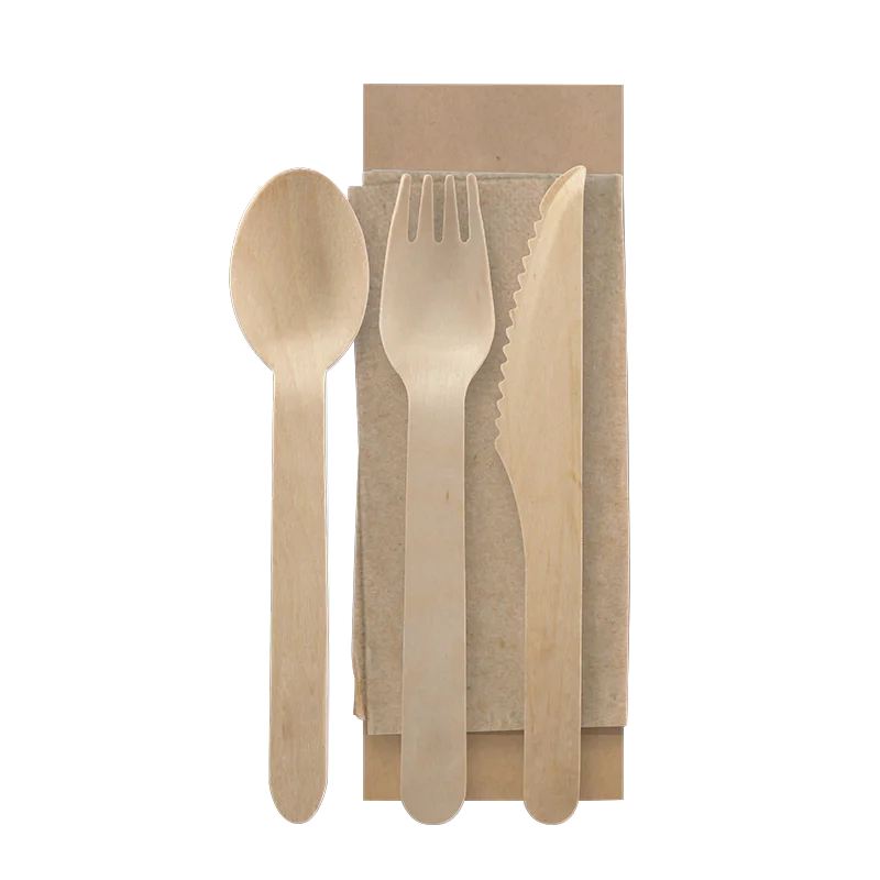 Wooden Cutlery Packs