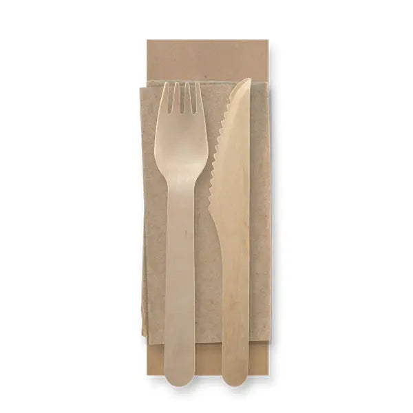 Wooden Cutlery Packs