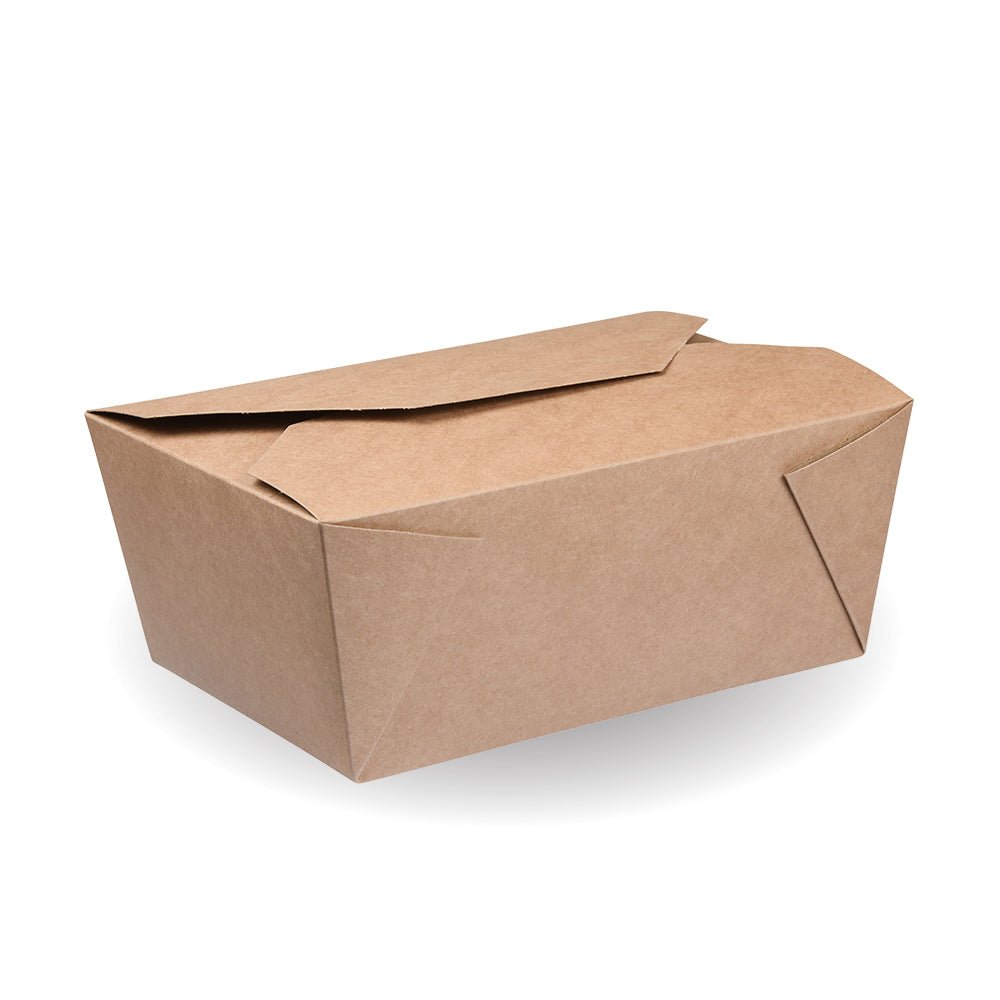 1300ml kraft #8 hot food takeaway boxes