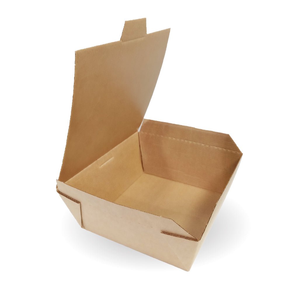 medium hinged flute lid takeaway box