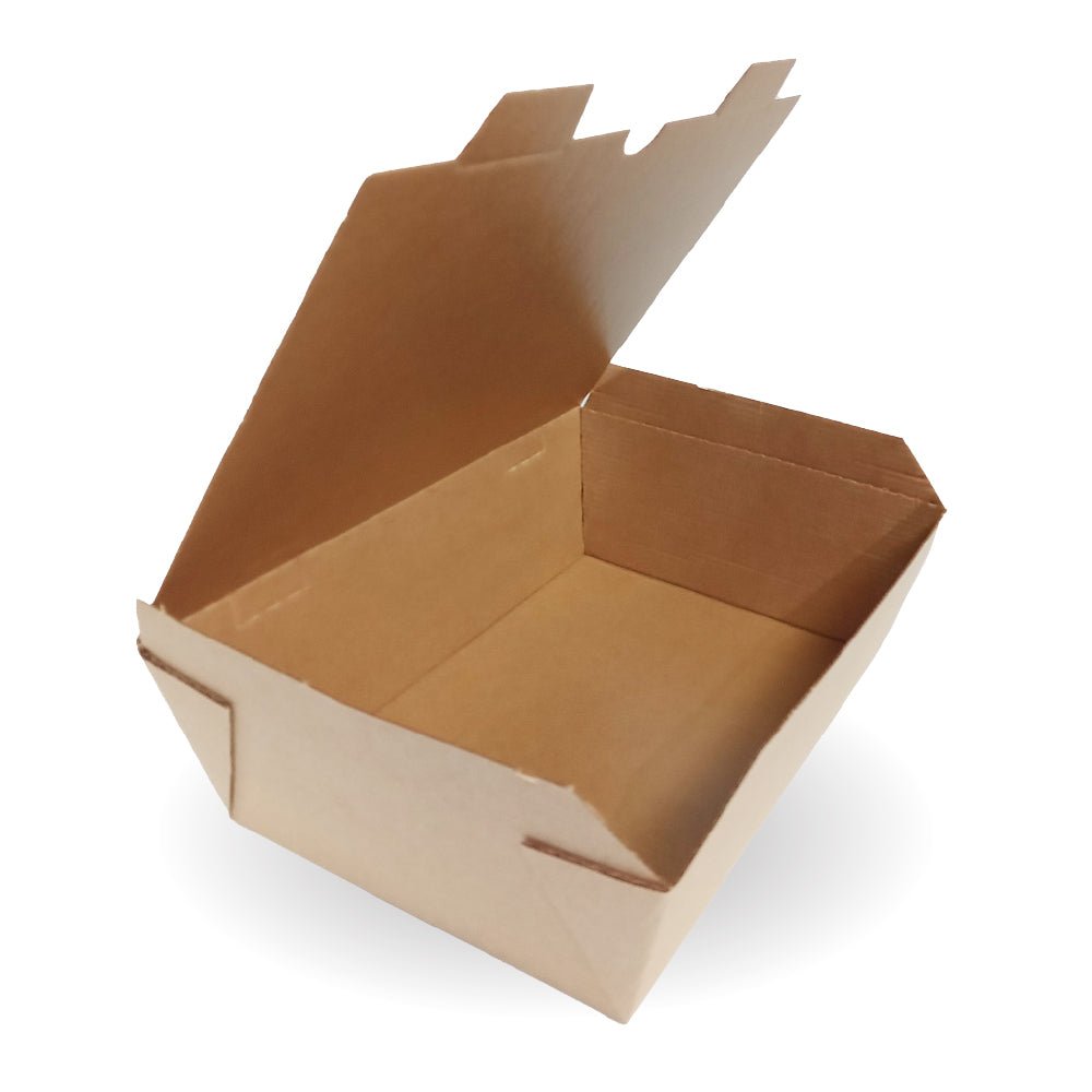 large hinged flute lid takeaway box