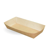 large kraft takeaway meal tray