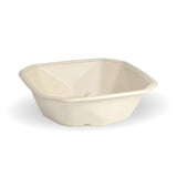 750ml natural octagonal compostable bagasse takeaway base