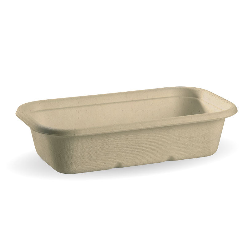 1000ml natural rectangular bowl takeaway containers