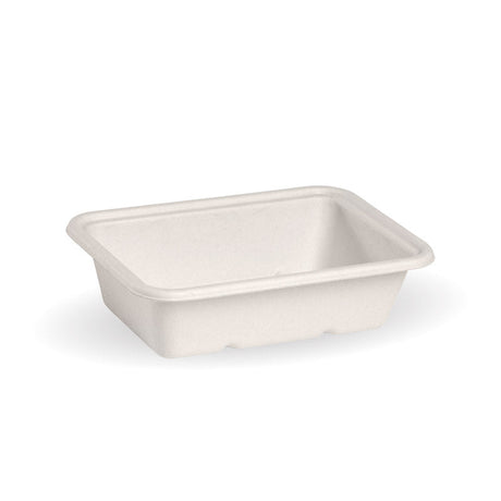 600ml white rectangular takeaway containers