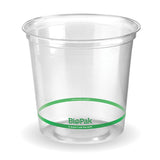 700ml clear PLA takeaway snack pots