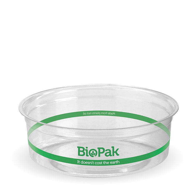 240ml clear PLA takeaway snack pots