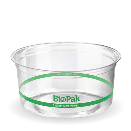 360ml clear PLA takeaway snack pots