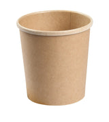 16oz compostable kraft takeaway soup container