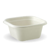 480ml white square takeaway containers