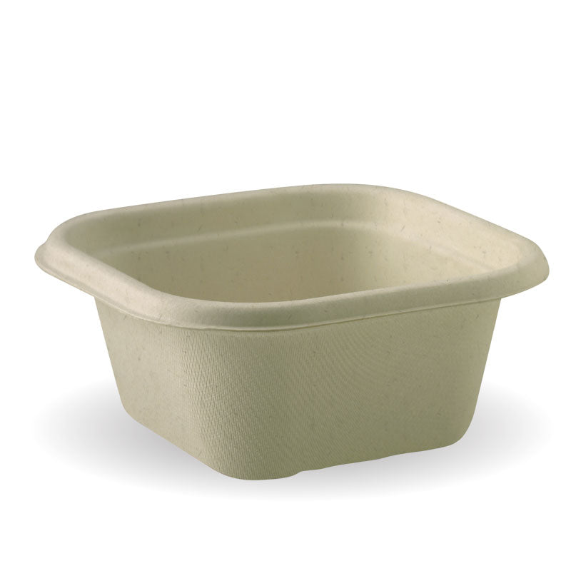 480ml natural square takeaway containers