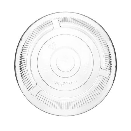 vegware 96-series pla flat lid no hole